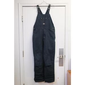 2010 Helly Hansen Black Overall Leather Patch Carpenter Pant